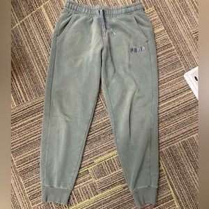 Men’s Puma Medium Green Joggers Pants